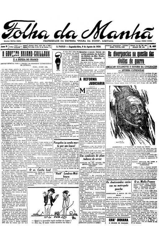 Clemenceau alerta que dívidas de guerra entre França e EUA podem ameaçar o futuro da civilização, carta a Coolidge destaca impacto humano e financeiro
