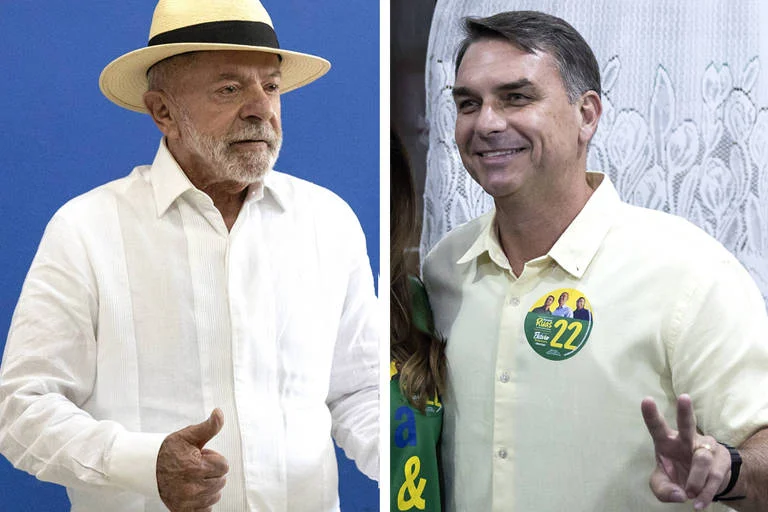Bolsa em alta e dólar em queda após vantagem de Flávio sobre Lula, mercado prevê queda de juros, valorização do real e VIX em recorde